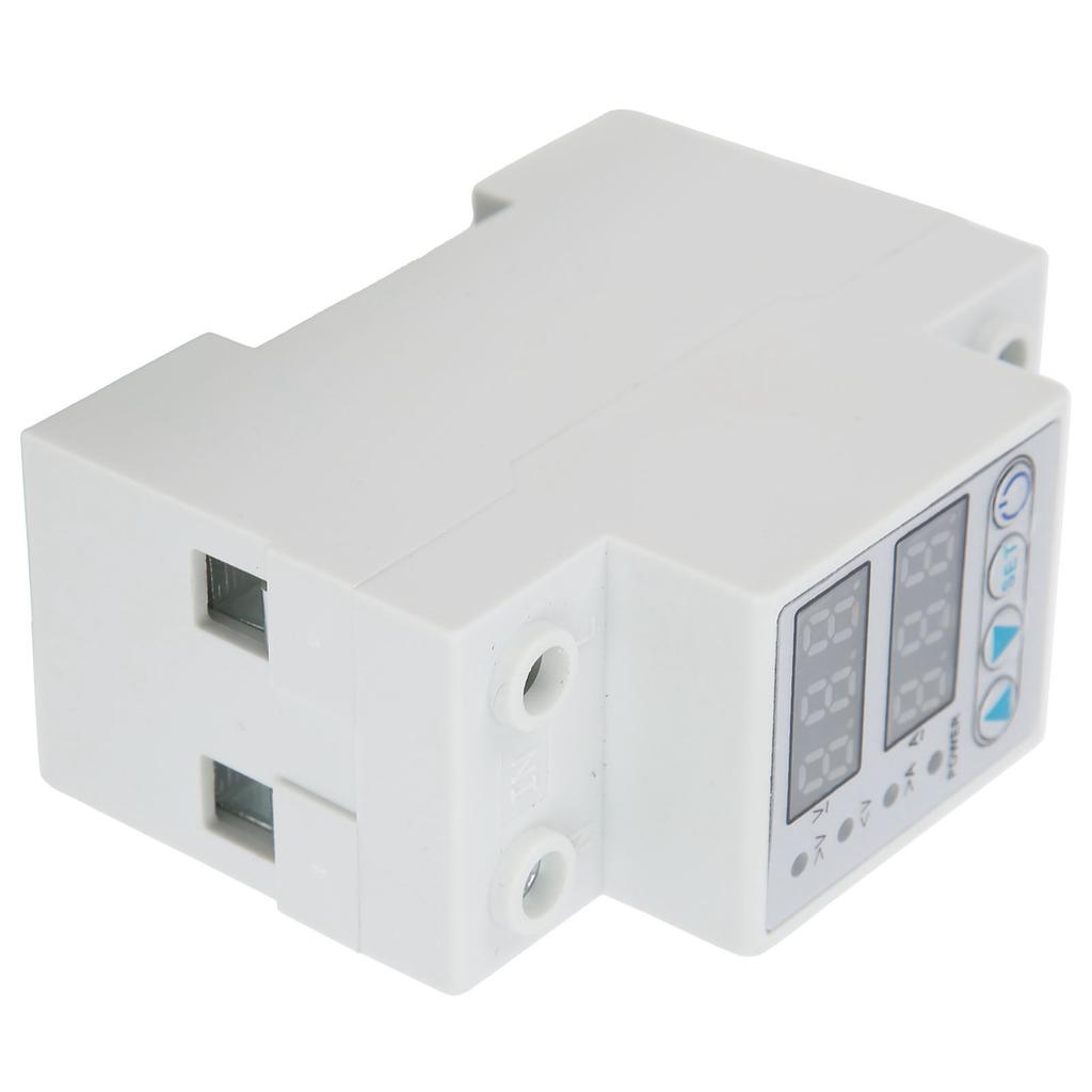 Защита от перенапряжения и пониженного напряжения, светодиодная, регулируемая, самовосстанавливающаяся, защита от тока переменного тока 220 В