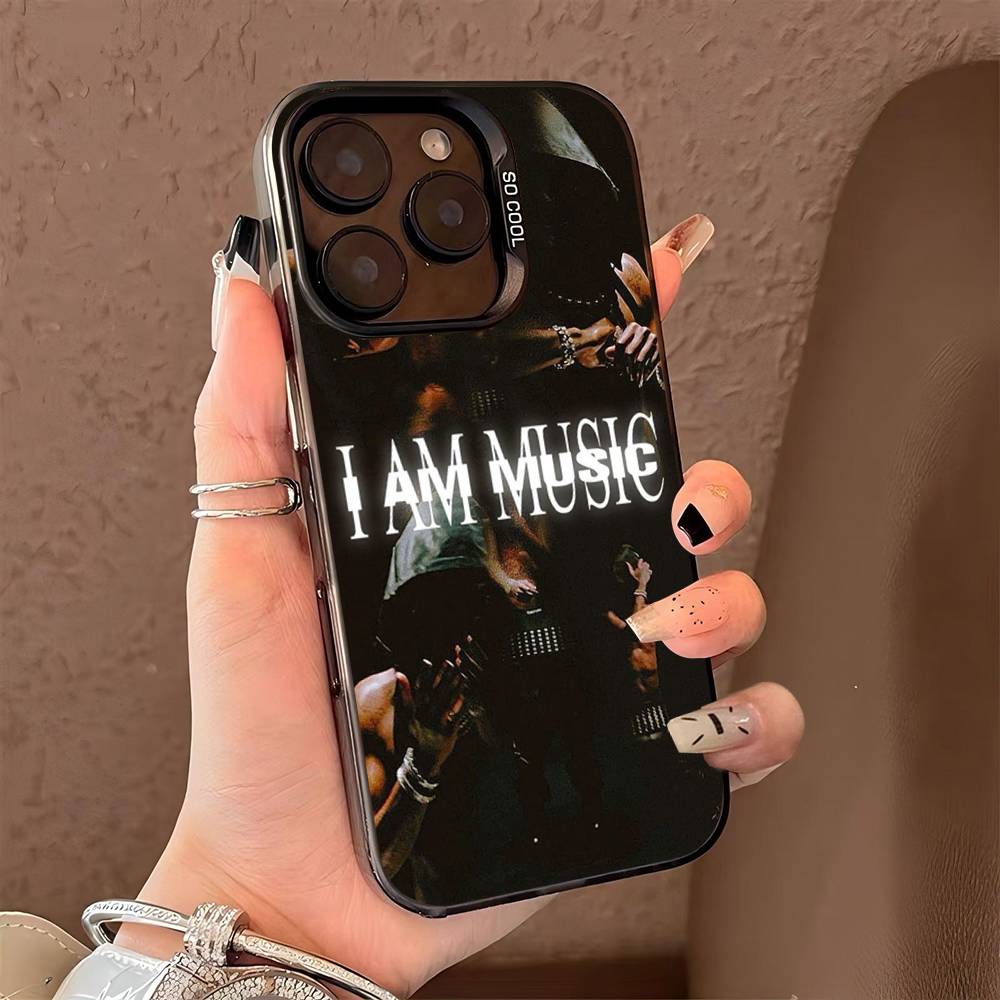 Чехол для телефона Playboi Carti O-Opium Rap Для IPhone 16 15 14 13 12 11 17 Pro Max Plus Цвет Серебристый Корпус