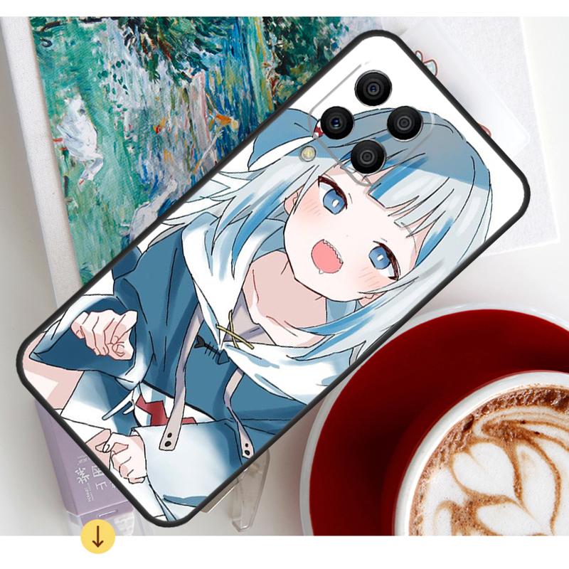 Gawr Gura Hololive Anime Case For Samsung Galaxy M15 M21 M31 M55 M56 M36 M16 M06 M13 M33 M53 M12 M32 M52 M14 M34 M54