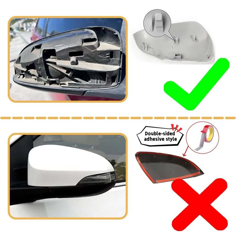 Door Mirror Shell For Volkswagen Old Sagitar Golf 5 2007 2008 2009 2010 Exterior Scratch Protective Car Decoration Upgrade