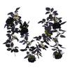 Artificial Rose Vine Decorative Hanging Flower Garland for Halloween Festival Decor 180cm