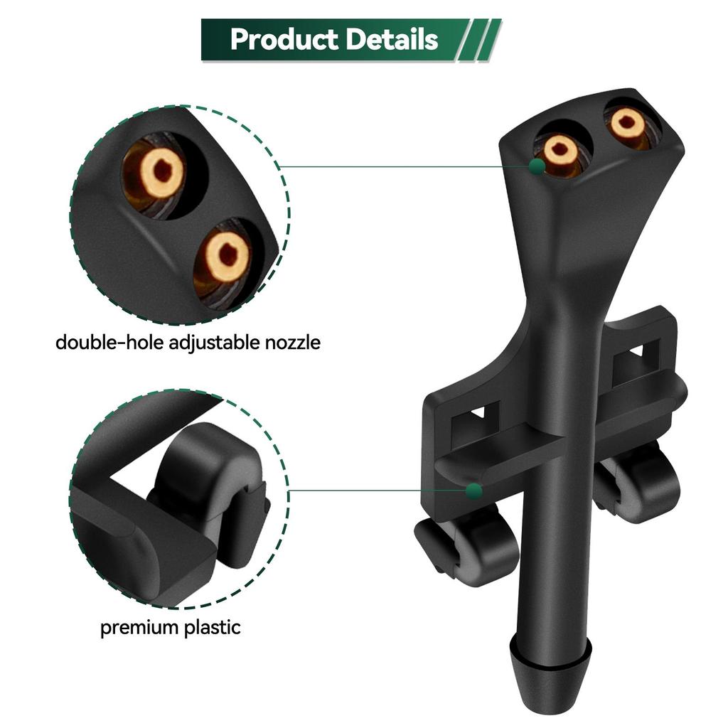 Форсунка омывателя лобового стекла Jet Spray Hood Liquid Clips для Opel Vauxhall Meriva A 2003 - 2010