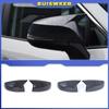 For 2014-2019 Toyota RAV4 Side Mirror Cover Wing Rearview Accessories Carbon Pattern Glossy Black Modified
