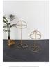 Custom Walk-In Closet Dressing Table with Metal Hat Rack Display Bracket