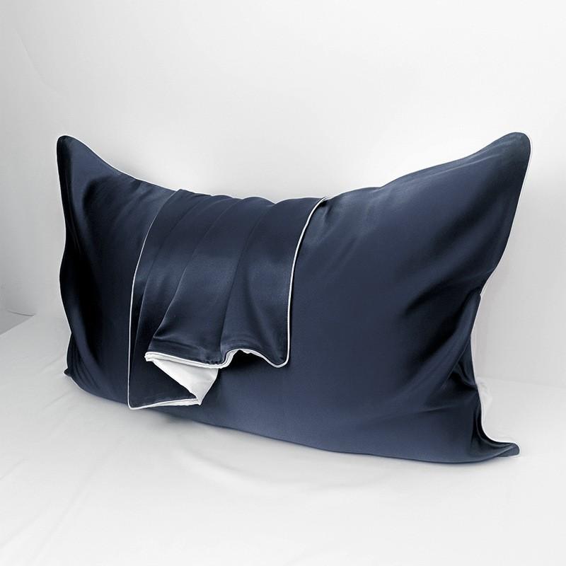 Luxury Pure Silk Pillowcase Envelope Style 22 Momme 100% Mulberry Single Side Smooth Satin Finish Sleep Comfort