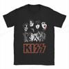 Футболка Kiss Band Унисекс Модная футболка унисекс Футболка из хлопка Детские топы в стиле хип-хоп Футболки Унисекс Футболки Мужские топы Рок-группа