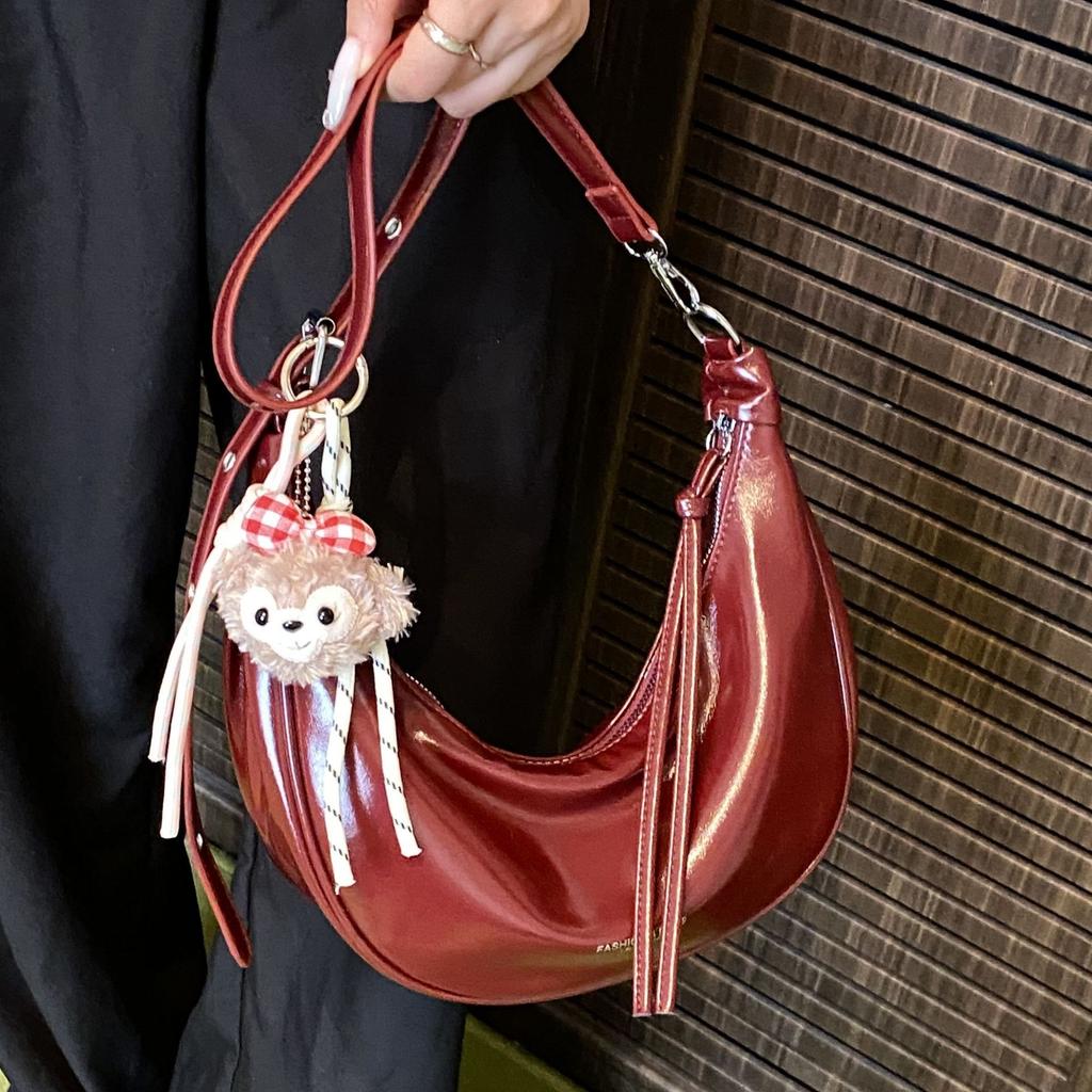 Нишевый дизайнерский клатч-рог женский большой вместимости 2025 новый модный трендовый модный на плечо сумка-мессенджер женская сумка-пельмень