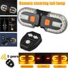 3 In 1 Bicycle Bike Light High Visibility Bicycle Lights Rechargeable Lamp Tail Light with Remote Control Bicycle Accessories