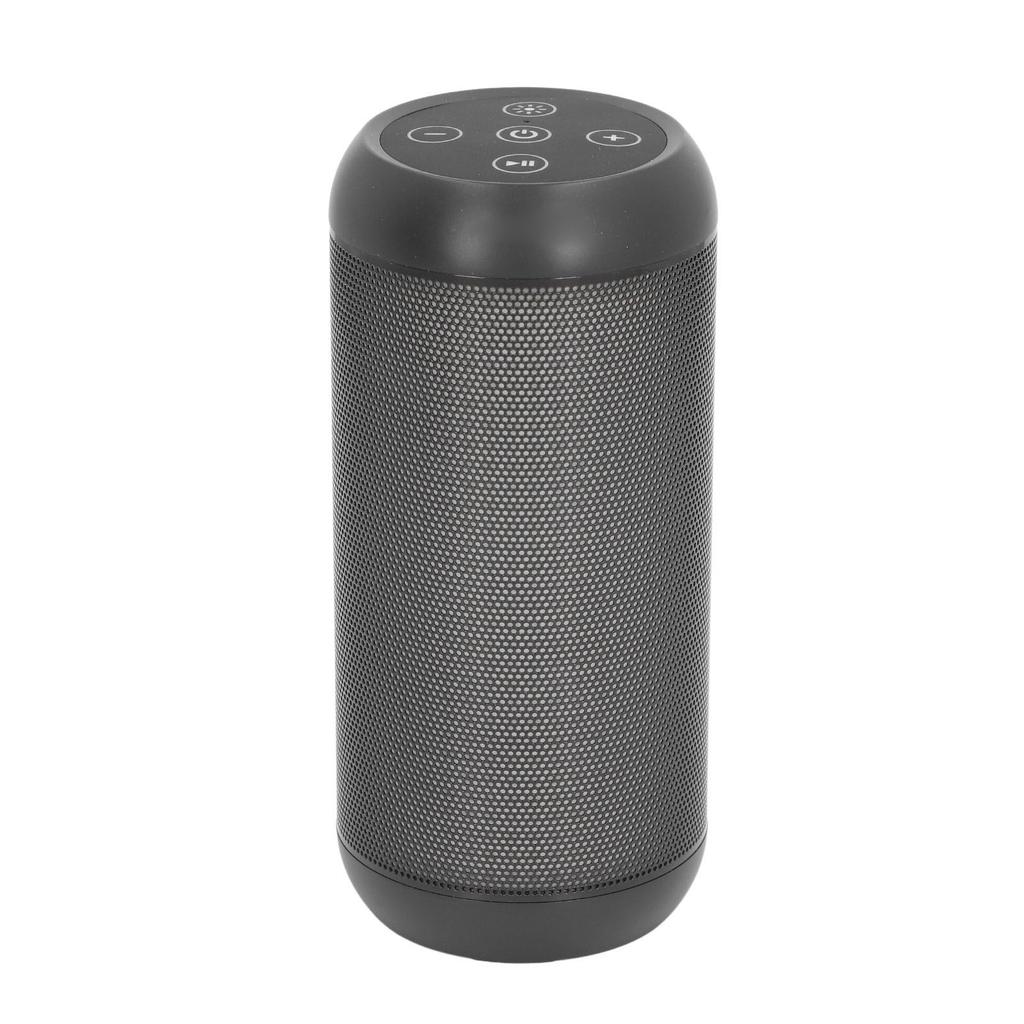 Black Bluetooth Speaker Waterproof Dustproof Ambient Light Speaker Portable Outdoor Speaker for