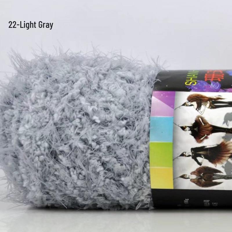 Пряжа из норки Phoenix Coral - Искусственный мех с длинным ворсом