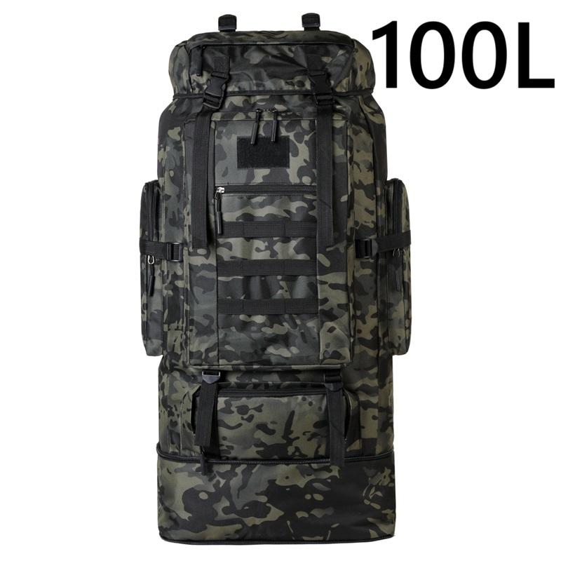 80L/100L Mountaineering Bag Climb Bag Backpacks Large Backpack Outdoors Hiking Camping Travel Bags
