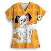 Pharmacist Dentist Veterinary Nurse Tops Disney 101 Dalmatians Beauty Scrub Clothes Spa Nurse Pure Medical Lab Medical Uniform