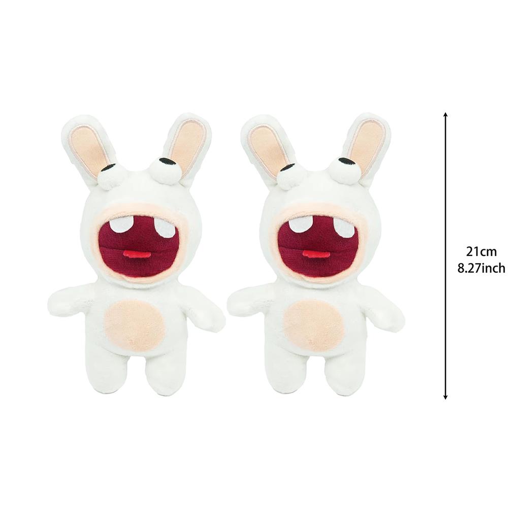 TreasuringU 21cm Rabbit Plush Toys Crazy Rabbit Stuffed Doll Cute Animals Game Plushies Birthday Gift