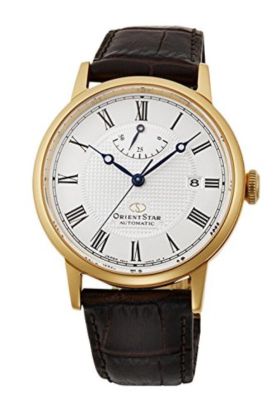Orient Часы RK-AU0001S Мужские Коричневые Автоматические Наручные, Orient Star Элегантные Классические Механические (с ручным заводом)