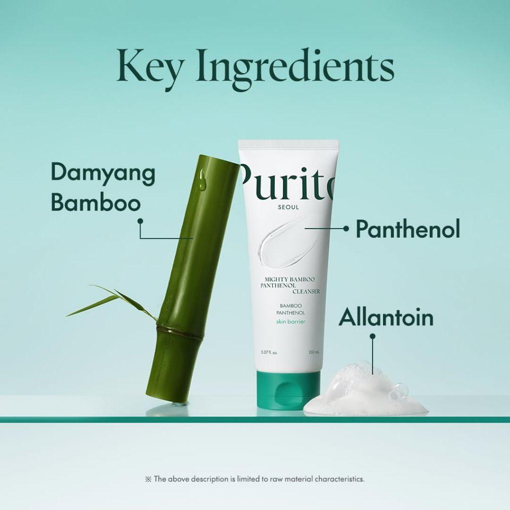 PURITO Mighty Bamboo Panthenol Cleanser 150мл
