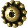 Metal Saucer Bead Ø 8 Mm Bronze (10 Pieces)