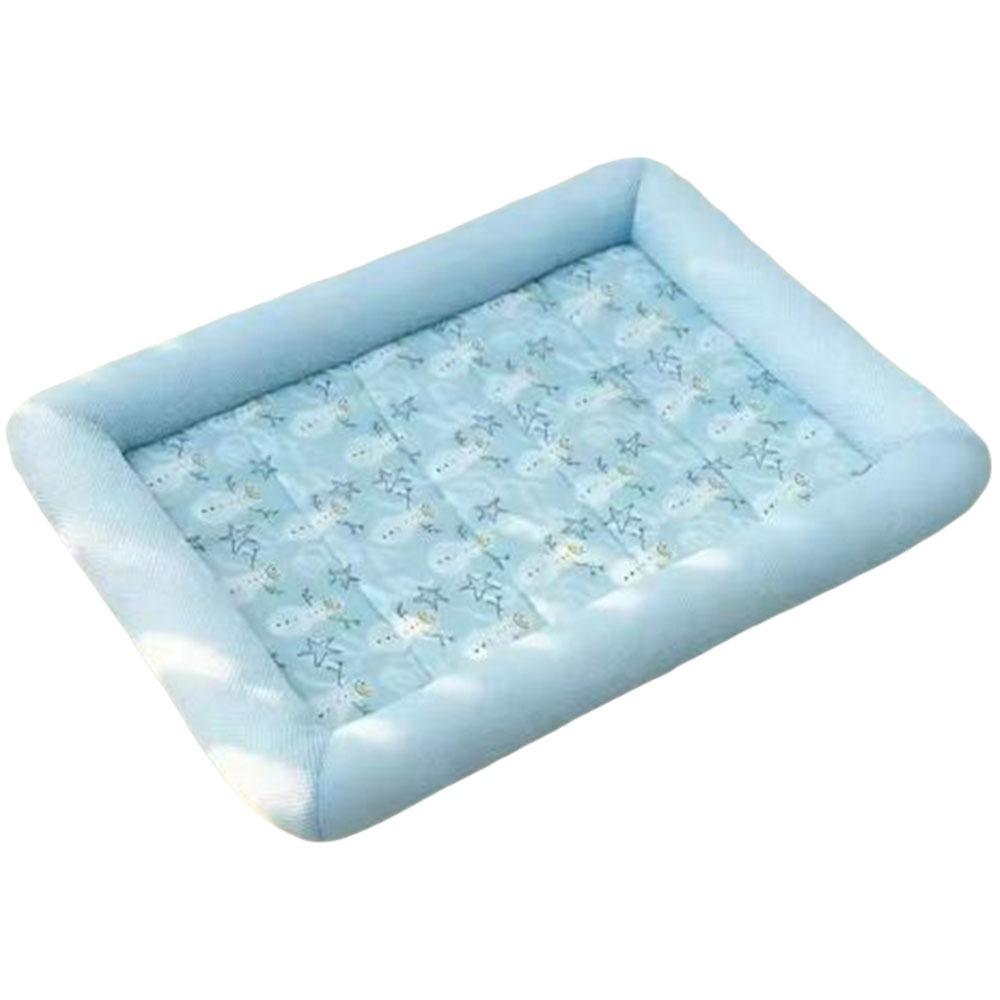 Квадратная охлаждающая лежанка для щенка, дышащие кровати для собак и кошек, товары для питомцев, подстилка для сна собаки, дом