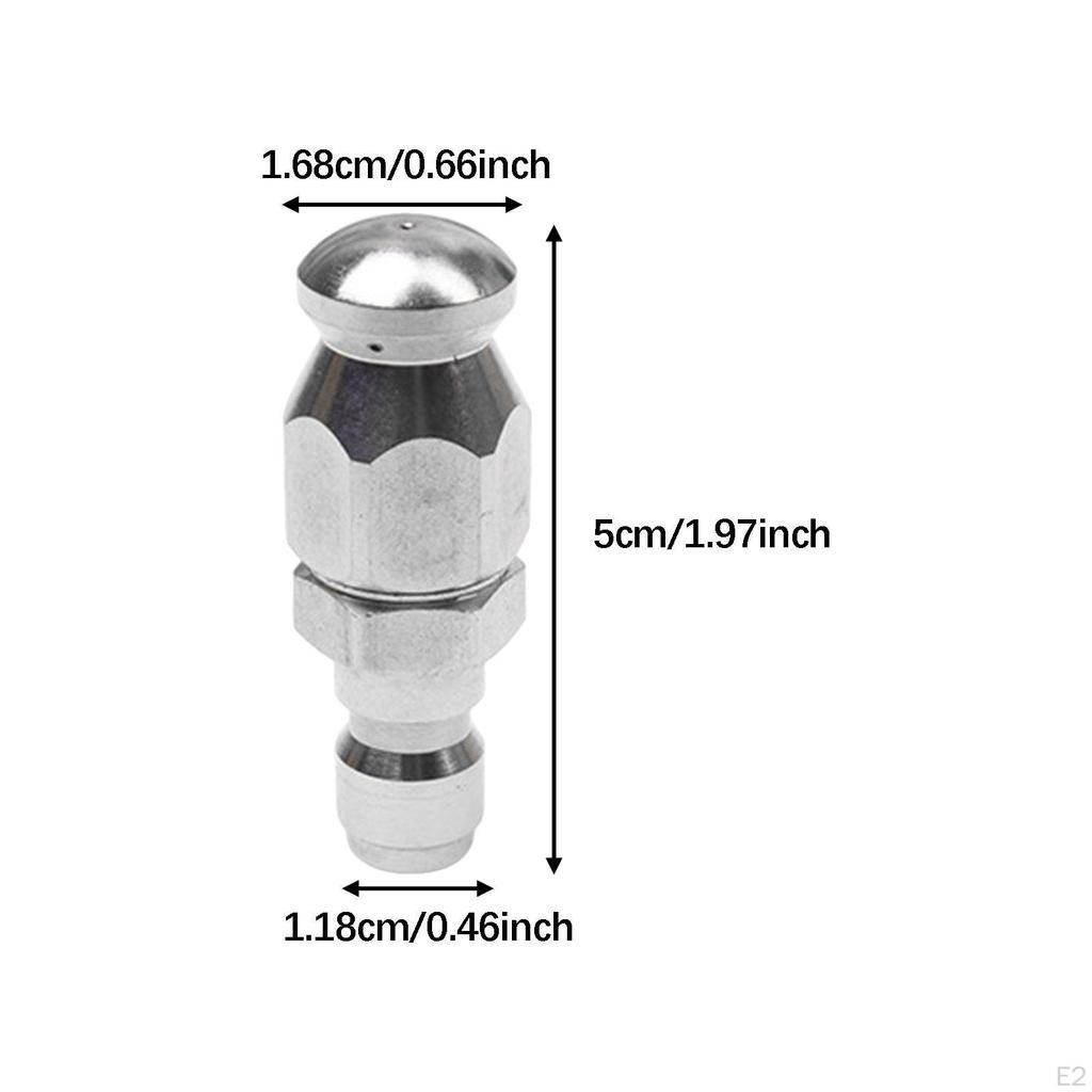 Насадка для прочистки канализации для мойки высокого давления, многоцелевой шланг, быстросъемный соединитель 1/4''