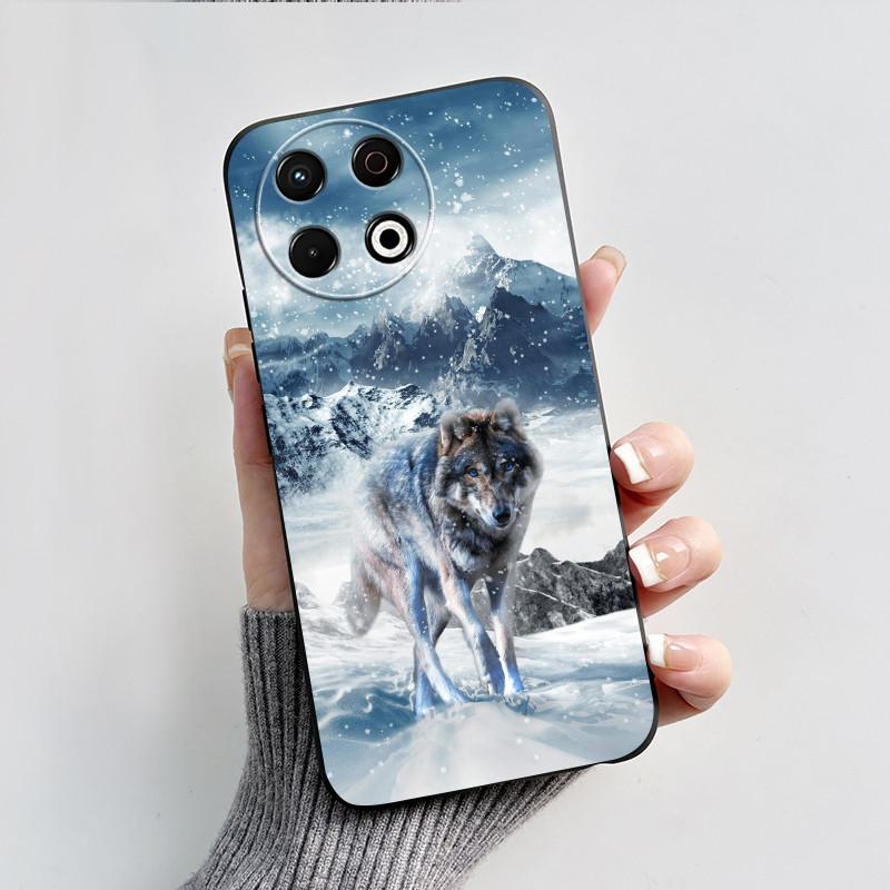 Чехол для Tecno Spark 30 Pro Черный Миф Сунь Укун Расписные Чехлы для Телефона Для Tecno Spark 30Pro 4G KL7 Задняя Крышка Мягкий Тонкий ТПУ Fundas