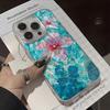 Чехол для телефона с рисунком Гибискус Синяя Вода для Samsung Galaxy S26 Ultra S25 S24 S23 S22 Plus S21 S20 FE A35 A54 A55 A56 A15