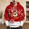 Christmas Men's Hoodie Sweatshirt Spring Autumn Santa Claus Pullover Hoodies Men's Sweatshirt Clothing Kid Hoodie Women Hoodie