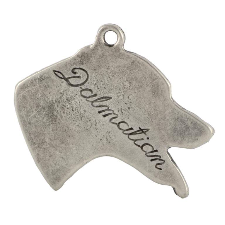 Dalmatian, Carriage Dog, Spotted Coach Dog - Silver-plated Dog Pendant, Handbag Decoration, Backpack Pendant by Art-Dog Brand