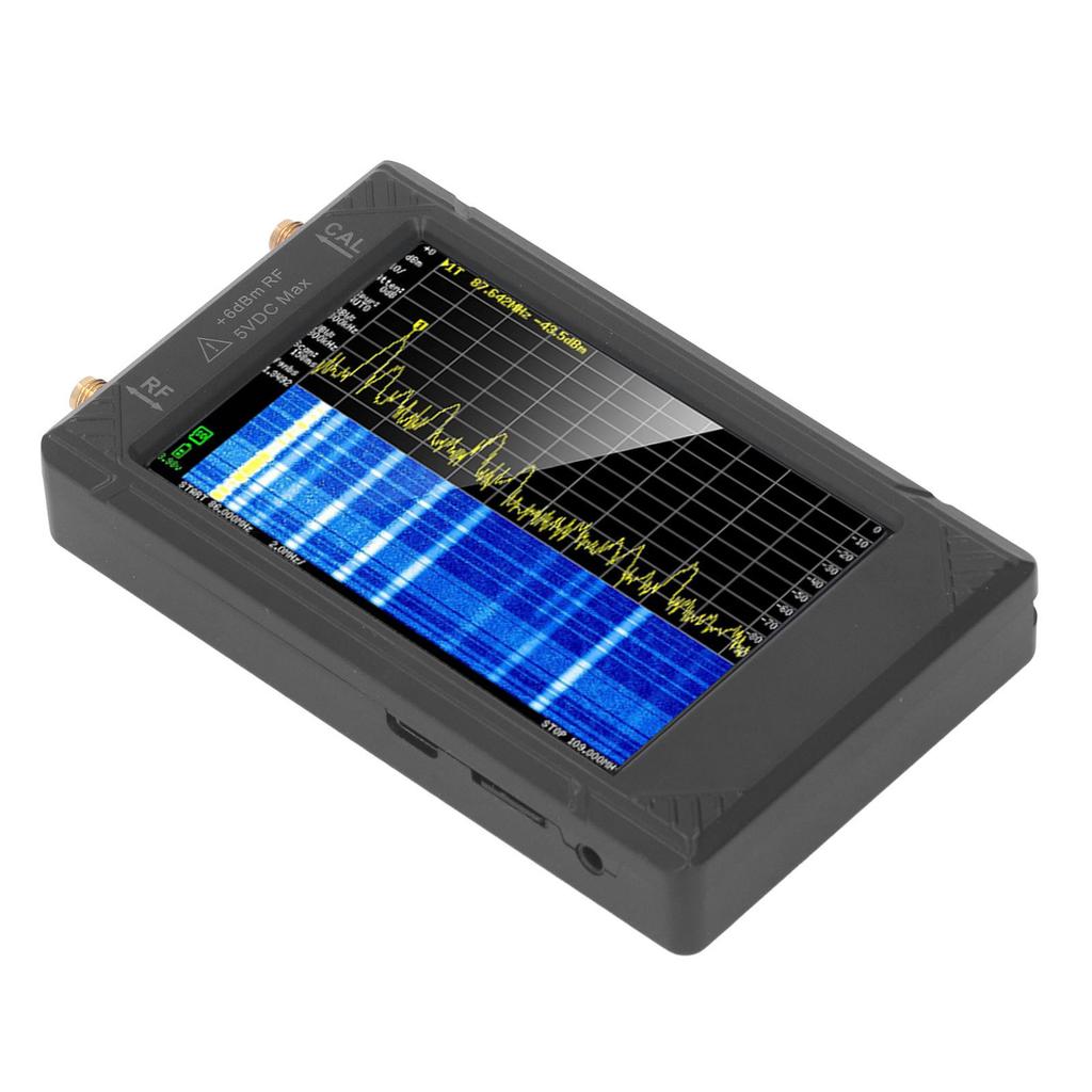 Мини портативный анализатор спектра 100 кГц до 5,3 ГГц 4-дюймовый анализатор спектра генератор сигналов для Tinysa