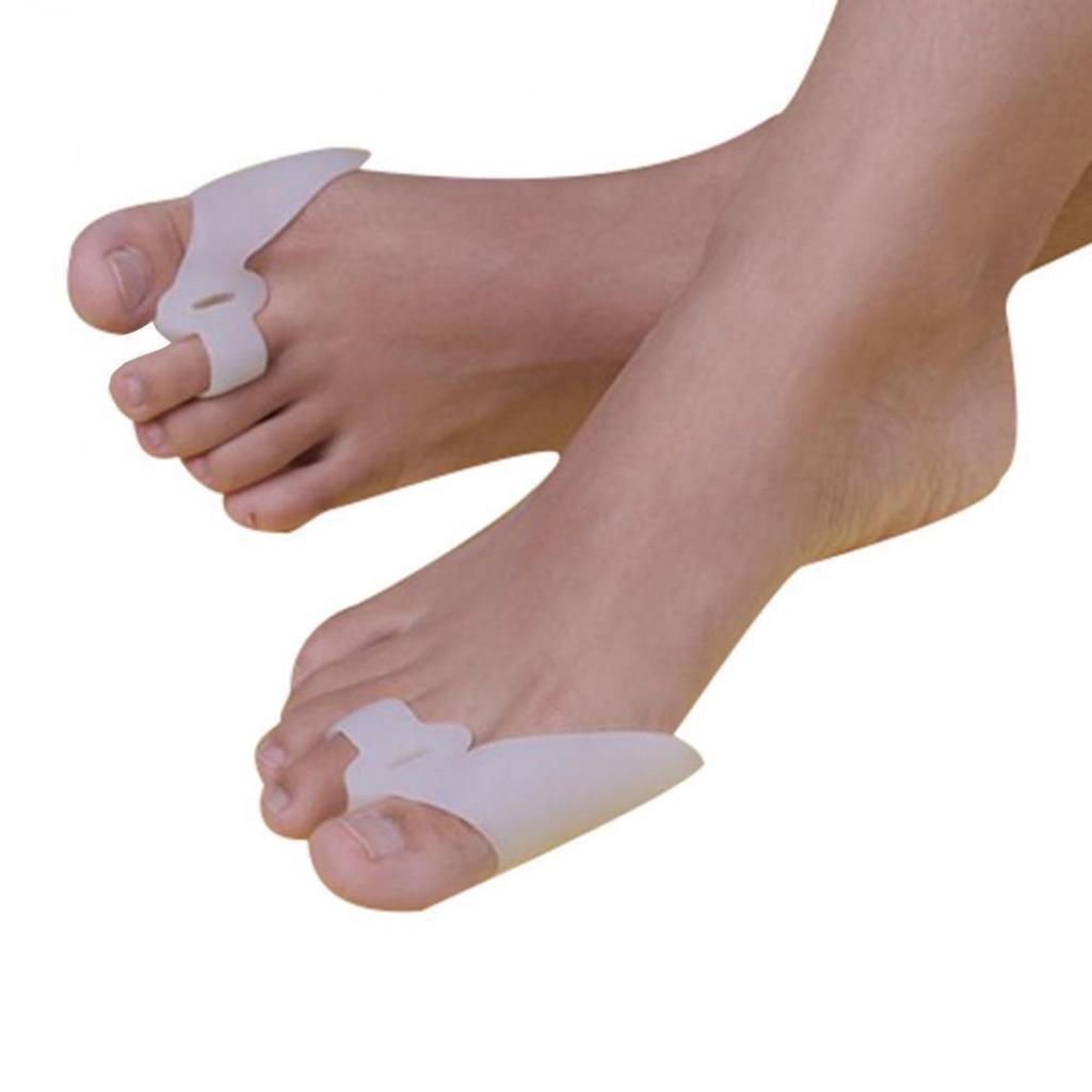 Silicone Bunion Toes Straightener Separator Ease Pain
