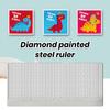 Diamond Painting Ruler Stainless Steel Neat Fast Point Drilling Easy Peel Nano-coating Stronger