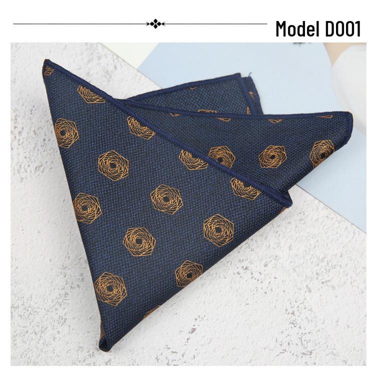 Ретро Корейский Стиль Многоцветный Костюмный Платок - Аксессуары Джентльмена