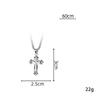 High Quality Cross Titanium Steel Non Fading Necklace,Domineering and Trendy Men's Hip-hop Pendant Chain,New Handsome Men Women