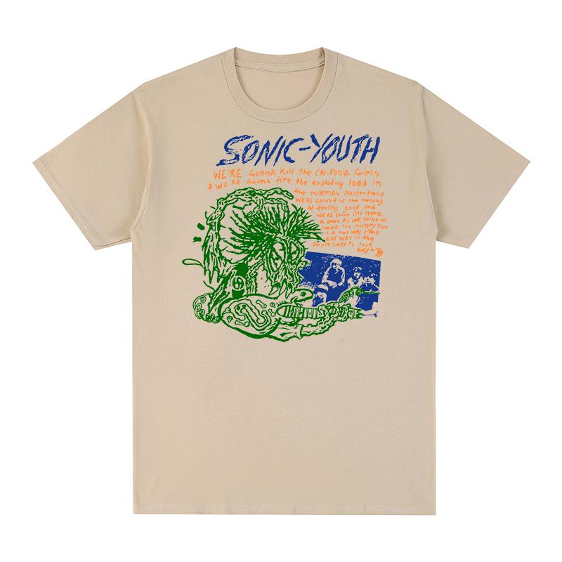 YOUTH Vintage Tshirt Rock Band Popular Punk Harajuku Fashion Streetwear Gothic Cotton Men T shirt New Tee Tshirt Womens Tops