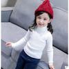 Свитер Детские Свитера Осень Девочки Свитера с высоким горлом 1-9 лет Малыши Мальчики Пуловер Зима Вязаный Базовый Свитера для мальчиков