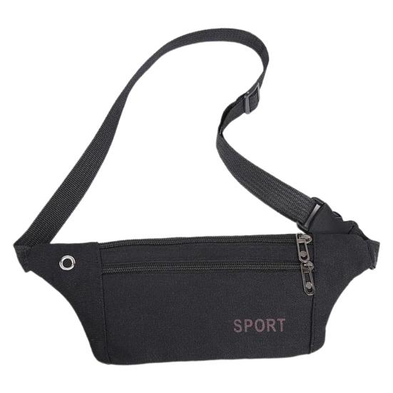 Fanny Pack Multifunction Adjustable High Capacity Multi-pocket Zipper Closure Storage Tear-resistant Outdoor Sports Waist Bag Daily Use