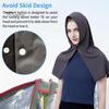 Cooling Hooded Headscarf Button Closure UV Protection Towel Quick Dry Portable Design Unisex Gym Towel