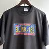 Винтажная черная футболка унисекс рок-группы Blink 182, классический стиль QT3640 Футболка унисекс