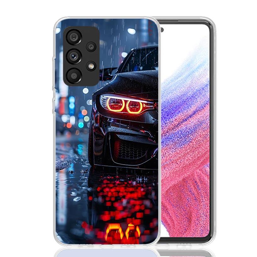 Черно-белый Спортивный для B-BMW Чехол для телефона для Samsung Galaxy A52 A51 A50S A12 A22 A32 A72 A10S A30S A31 A71 Note 20 Ultra 10 Plus S
