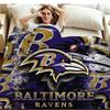 Baltimore Ravens Print Flannel Blanket High Quality Warm Comfortable Cover for All Seasons Perfect for Gifts Home Decor