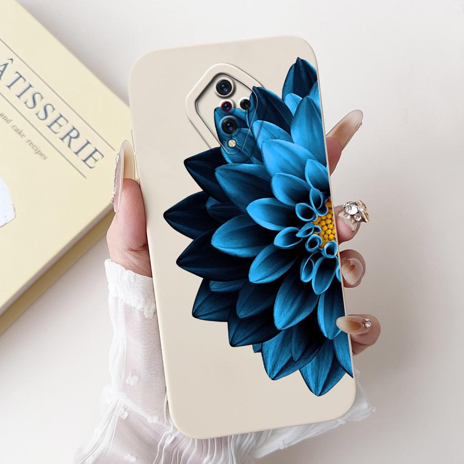 For Vivo S1 Pro (1920) / S1 (1907) Beautiful Bow Rose Painting Phone Case For Vivo S1 S1Pro Soft Silicone Shockproof Cases