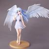 Angel Beats!" Anime Figurine of Tachibana Kanade, Angel Girl with Angel Wings, Plush Doll, Beautiful Girl Desktop Ornament, Model