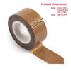 PTFE coated glass fiber PTFE tape, used for heat sealing machines, circuit boards, high temperature non stick and heat-resistant