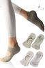 Gemma Plus Yoga Pilates Grip of 2 Non-Slip Socks, Five-Toe, Women's, Socks, Non-Slip, Socks, Pilates, Dance, Olive, Khaki, Beige, Ecru, Autumn/Winter