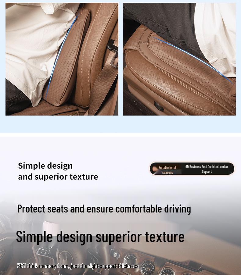 Подушки для автомобильного сиденья, поясницы и подголовника для моделей Mercedes-Benz: C260, E300, GLC, GLE, A, S