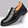 Luxury Brand Quality Men Slip On Leather Casual Shoes Hick Soled Loafers Leather Business Wedding Business Casual Shoes
