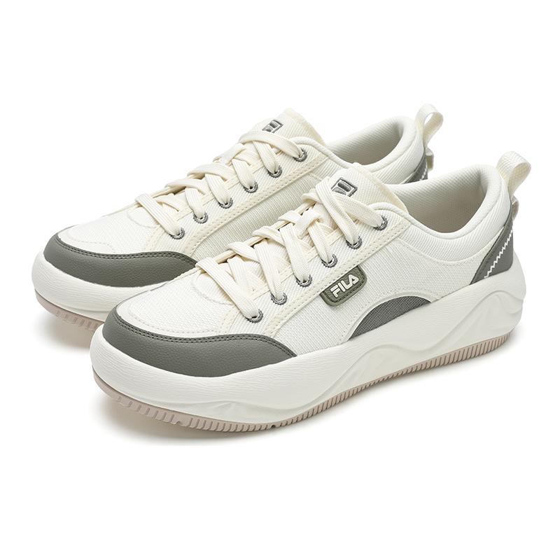Fila Кеды Cookies Прочные Дышащие Быстросохнущие Легкие Низкие парусиновые кеды Мужские кеды Кипенно-белые F12M522301FPV