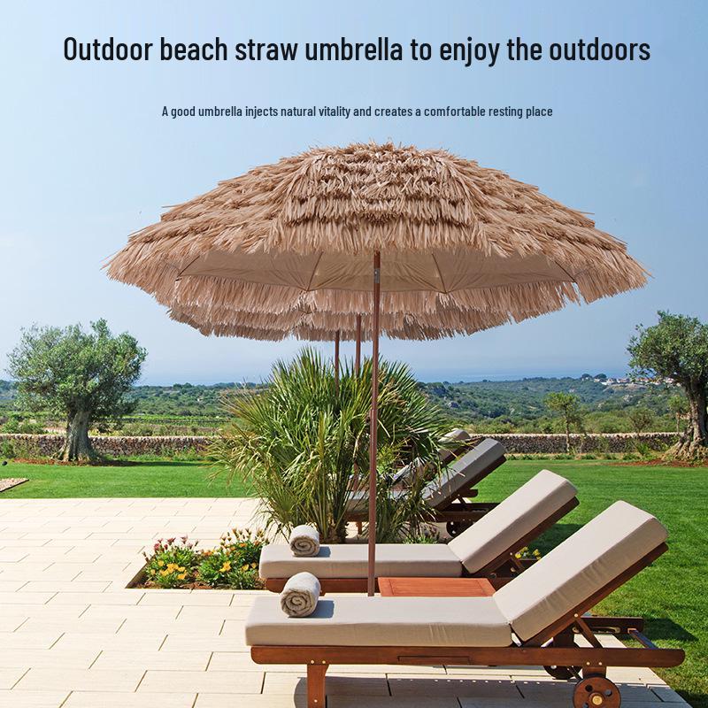 Outdoor Garden and Beach Sunshade Umbrella for Courtyards, Homestays, Farmhouses, and Commercial Centers