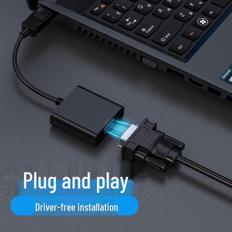 Адаптер-кабель DP на VGA HD для видеокарты - Конвертер DisplayPort в VGA для монитора/проектора