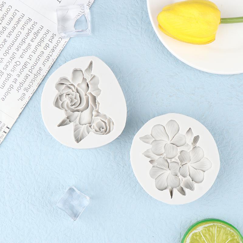 1 шт. силиконовая форма в форме цветка Gardenia Plumeria Rubra мыло помадка формы DIY торт желе шоколад украшения инструмент для выпечки