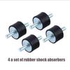 4pcs Heavy Duty Mounting Rubber Bobbin 40mm - M8 Male Anti Vibration Mount exhaust/A