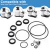 25013 O-Rings Gasket Kit L-Shape O-Rings with Air Release Valve Repair Seals Set Replacement for Pool Sand Filter Pumps